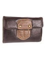 Интересный темно-коричневый кошелек Pola из экокожи