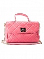 Стильная светло-розовая сумка Ginger Queen из стеганой кожи